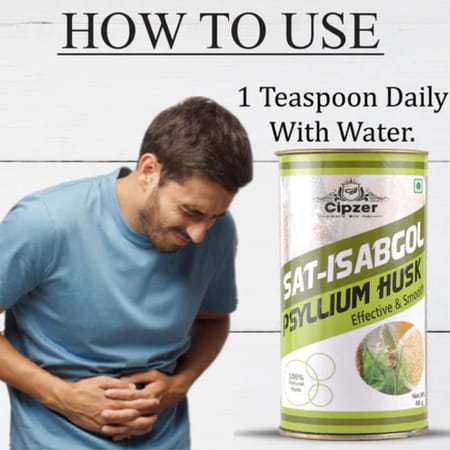 Cipzer Sat Isabgol 50g | Supports Digestive Health & Colon Wellness