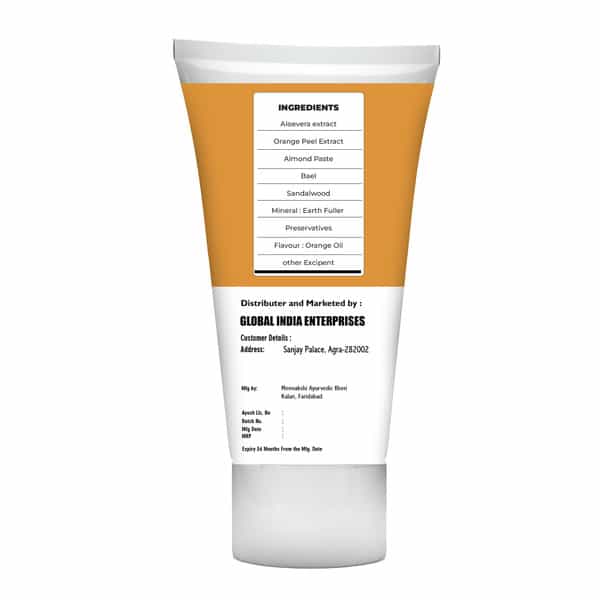 Haldi Chandan Face Pack Natural Turmeric & Sandalwood For Bright | Clear Skin (200Ml)