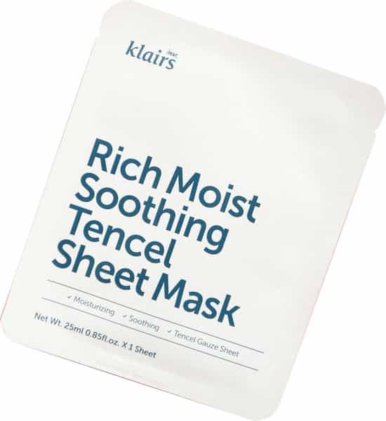 Klairs Rich Moist Soothing Tencel Sheet Mask - 25 Ml