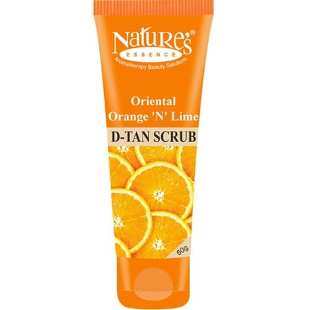Nature's Essence Oriental Orange 'n' Lime D-tan Scrub - 60 Gm