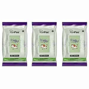 Puppee Wipe Me 144pcs Pet Wet Wipes (pack Of 3) With Lavender Essential | Vitamin E & Olive Oil