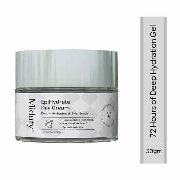 Miduty Epihydrate - 72 Hrs Moisture Lock - Hyaluronic Acid -Skin Hydration - Lightweight Gel - 50G