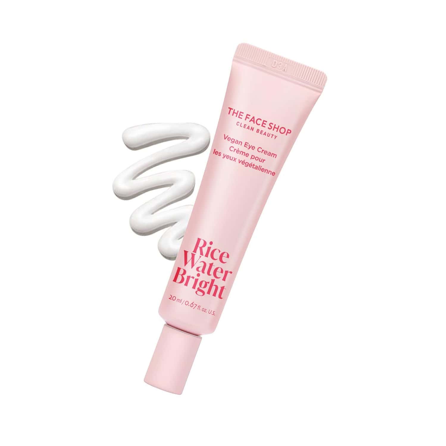 The Face Shop Rice Water Eye Cream | Niacinamide | Brightens Moisturizes Under Eye - 20ml
