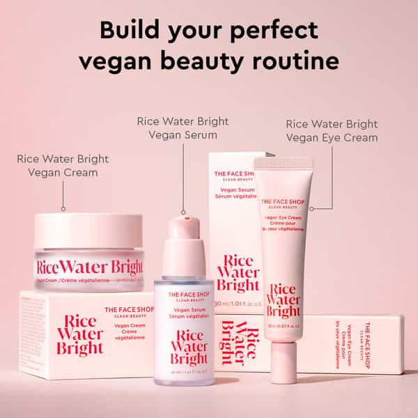 The Face Shop Rice Water Eye Cream | Niacinamide | Brightens Moisturizes Under Eye - 20Ml