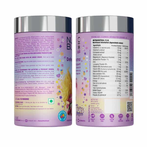 Nutriburst Defence Dynamo Trolls Gummies - 60 Gummy