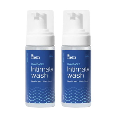 Formen Foam Based Intimate Wash Anti Bacterial | Anti Fungal Sulphate & Paraben Free 100ml-Pack Of 2