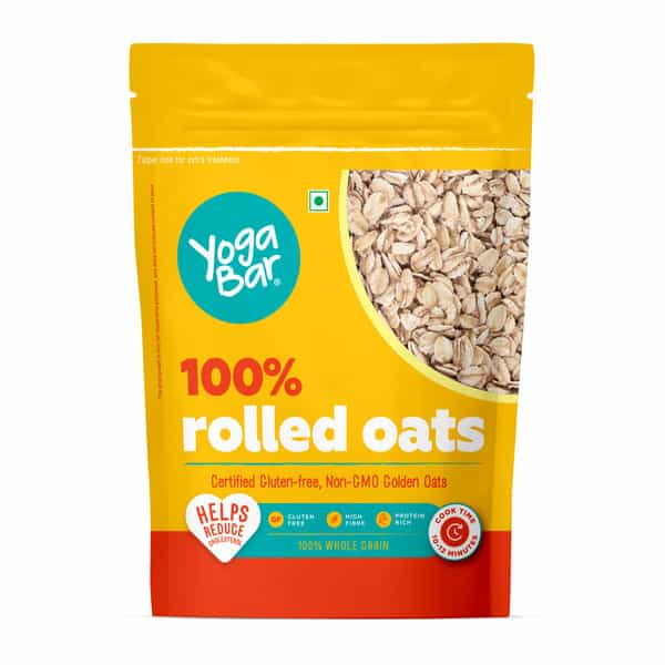Yoga Bar Super Oatmeal - 100% Premium Golden Rolled Oats 400 Gm