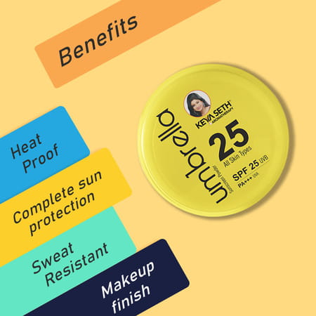 Keya Seth Aromatherapy Umbrella Sunscreen Powder - Spf 25 Uvb Pa+++ Uva- 50gm