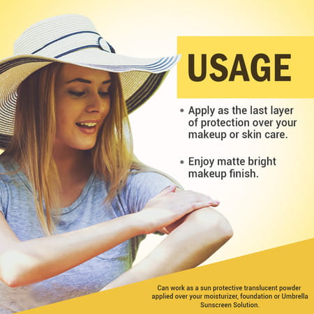 Keya Seth Aromatherapy Umbrella Sunscreen Powder - Spf 25 Uvb Pa+++ Uva- 50gm