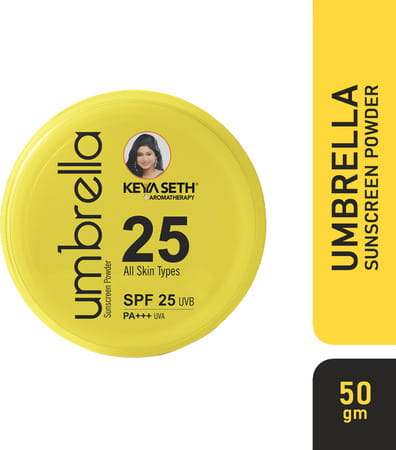 Keya Seth Aromatherapy Umbrella Sunscreen Powder - Spf 25 Uvb Pa+++ Uva- 50gm
