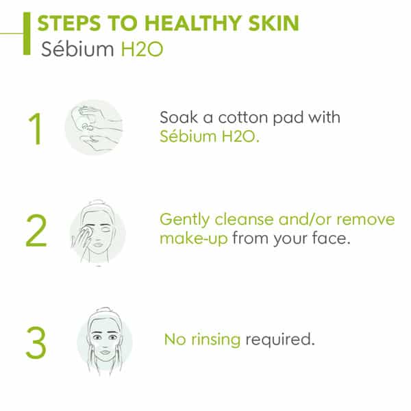 Bioderma Sebium H2o Purifying Cleansing Micellaire Solution 100Ml