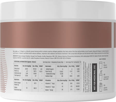 Hk Vitals Skin Radiance Marine Collagen Supplement (Lemon - 100G)