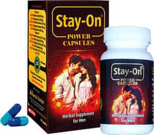 Stay On Power Herbal Supplement For Strength & Stamina For Men (pack Of 30 Capsules)