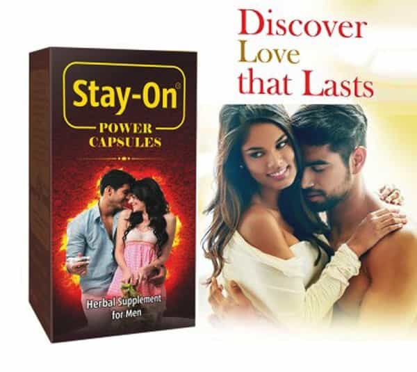 Stay On Power Herbal Supplement For Strength & Stamina For Men (Pack Of 30 Capsules)