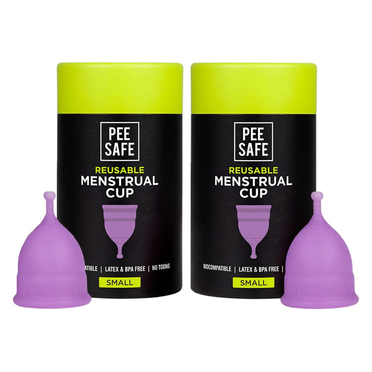 Pee Safe Xs Reusable Menstrual Cup (Pack Of 2)