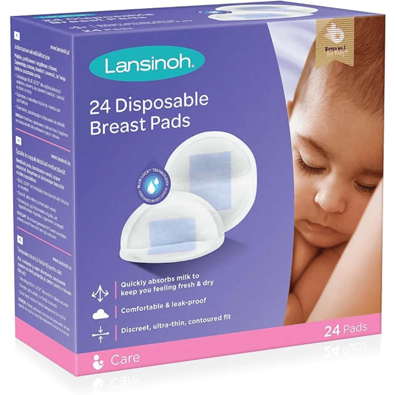 Lansinoh Disposable Nursing Pads - 24ct European