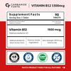 Carbamide Forte Methylcobalamin Vitamin B12 Supplement 1500mcg - 90 Veg Tablets
