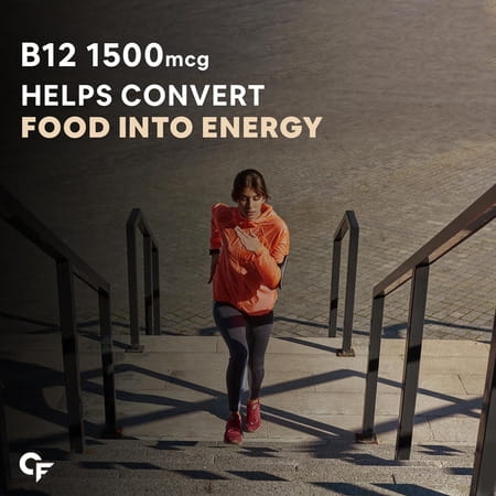 Carbamide Forte Methylcobalamin Vitamin B12 Supplement 1500mcg - 90 Veg Tablets