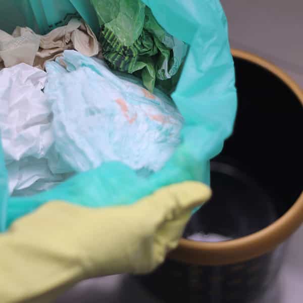 Beco Compostable Small 17 X 19 Inches Garbage Bags/Trash Bags/Dustbin Bags - 15 Pieces