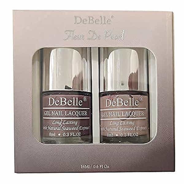 Debelle Gel Nail Polish Gift Set Of 2 Peony Blossom | Majestique Mauve-16Ml (8Ml Each) .