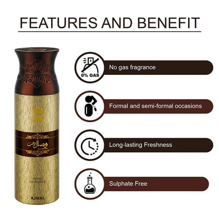 Ajmal 1 Distraction Unisex 1 Sacrifice Ii Men & 1 Wisal Dhahab Men Deo Each 200ml Combo Pack 3