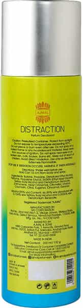 Ajmal 1 Distraction Unisex 1 Sacrifice Ii Men & 1 Wisal Dhahab Men Deo Each 200Ml Combo Pack 3