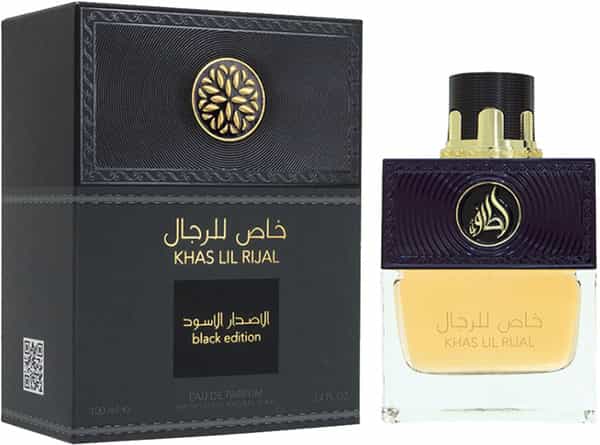 Lattafa Khas Lil Rijal Black Edition Long Lasting Imported Eau De Perfume 100Ml