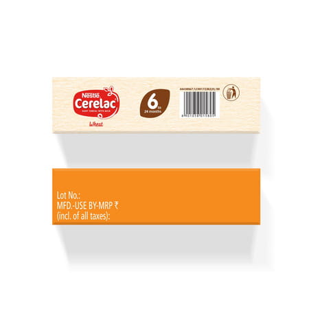 Nestle Cerelac Wheat | No Refined Sugar & No Preservatives | 6 To 24 Months | 300 Gm
