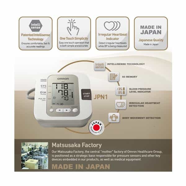 Omron Hem-7200-Ap3(Jp1) Blood Pressure Monitor 1