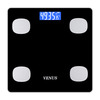 Venus (India) Electronic Digital Personal Bathroom Weight Machine | Upto 180Kg | Eps-6399-New-Black