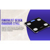 Venus (India) Electronic Digital Personal Bathroom Weight Machine | Upto 180Kg | Eps-6399-New-Black