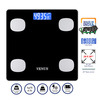 Venus (India) Electronic Digital Personal Bathroom Weight Machine | Upto 180Kg | Eps-6399-New-Black