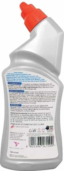 Harpic Active Platinum Marine Toilet Cleaner  Bottle Of 500 Ml