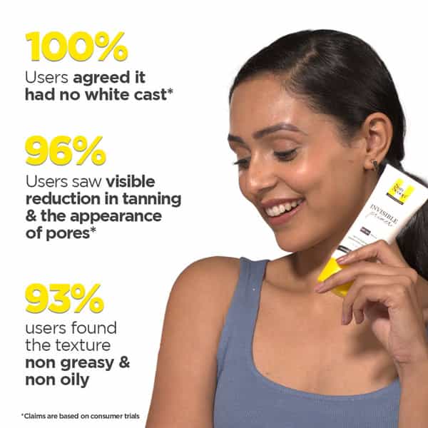 Sunscoop Invisible Primer Sunscreen Gel Spf 50 Pa+++ | Spf 50 Gel Sunscreen For Dry & Oily Skin- 45G