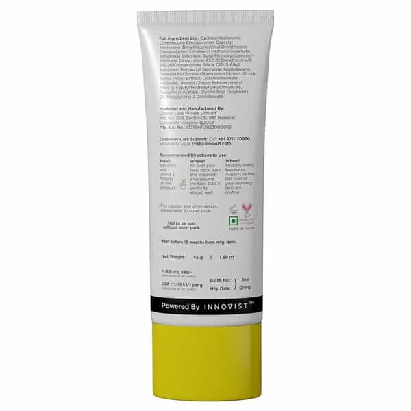 Sunscoop Invisible Primer Sunscreen Gel Spf 50 Pa+++ | Spf 50 Gel Sunscreen For Dry & Oily Skin- 45G