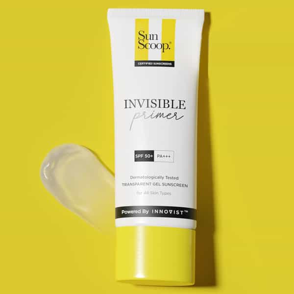 Sunscoop Invisible Primer Sunscreen Gel Spf 50 Pa+++ | Spf 50 Gel Sunscreen For Dry & Oily Skin- 45G