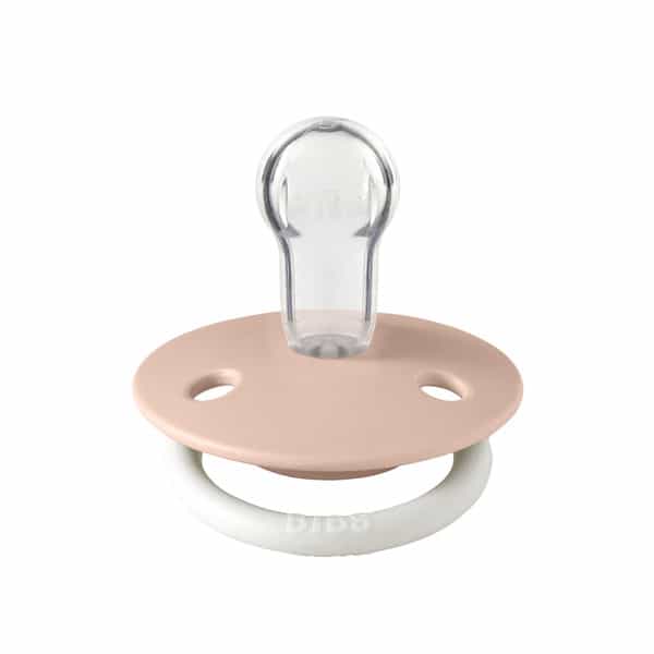 Bibs De Lux 2 Pack Silicone Onesize Blush Glow/Vanilla Glow - 0-3 Years