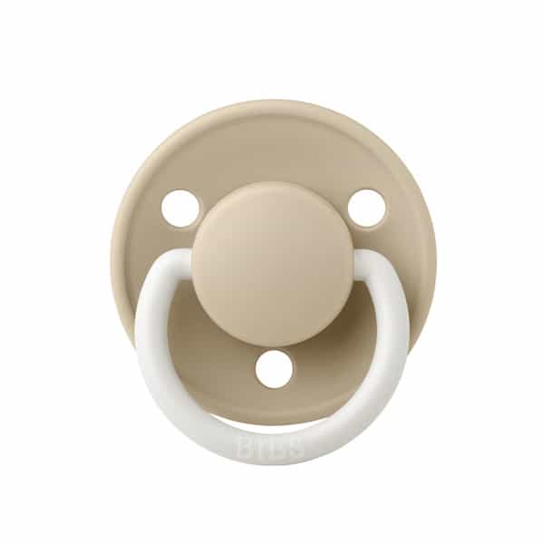 Bibs De Lux 2 Pack Silicone Onesize Blush Glow/Vanilla Glow - 0-3 Years