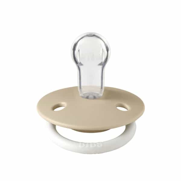 Bibs De Lux 2 Pack Silicone Onesize Blush Glow/Vanilla Glow - 0-3 Years