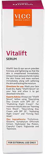 Vlcc Vitalift Company & Wheat Protein Serum - 40 Ml