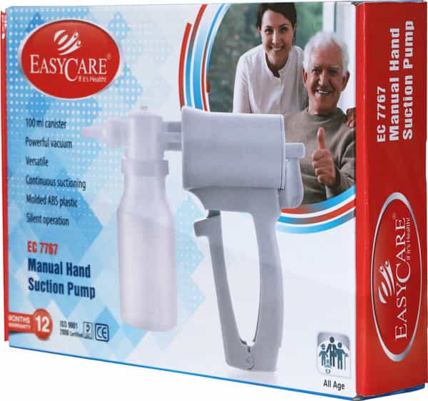 Easycare (German Tech.) Manual Suction Machine With White Hand - Ec7767