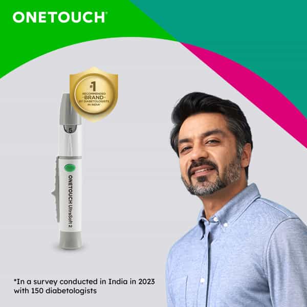Onetouch Ultrasoft Lancets | Pack Of 50 Lancets | Designed For Less Pain
