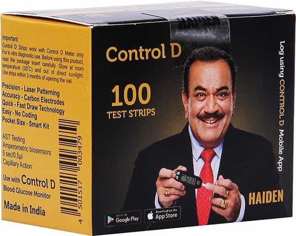 Control D Test Strips - 100 Strips