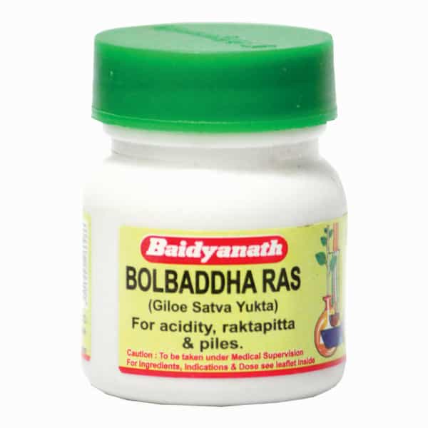 Baidyanath Asli Ayurved Bolbaddha Ras - 80 Tablets (Pack Of 2)