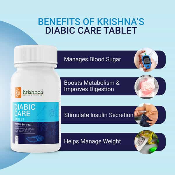 Krishna's Diabic Care Vati 80 Tab
