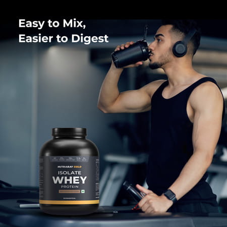 Nutrabay Gold 100% Whey Protein Isolate Rich Chocolate Creme - 2kg