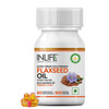 Inlife Flaxseed Oil Omega 3 6 9 Supplement Extra Virgin Cold Pressed 500 Mg - 60 Veg Capsules