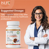 Inlife Flaxseed Oil Omega 3 6 9 Supplement Extra Virgin Cold Pressed 500 Mg - 60 Veg Capsules