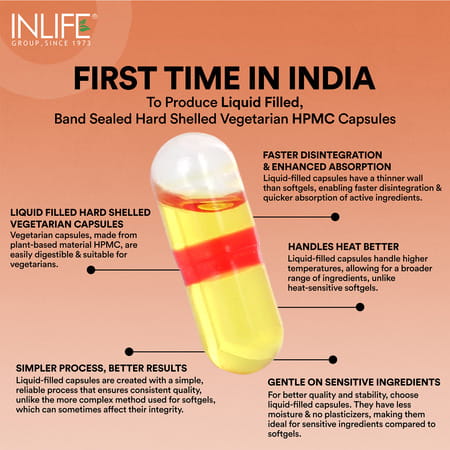 Inlife Flaxseed Oil Omega 3 6 9 Supplement Extra Virgin Cold Pressed 500 Mg - 60 Veg Capsules