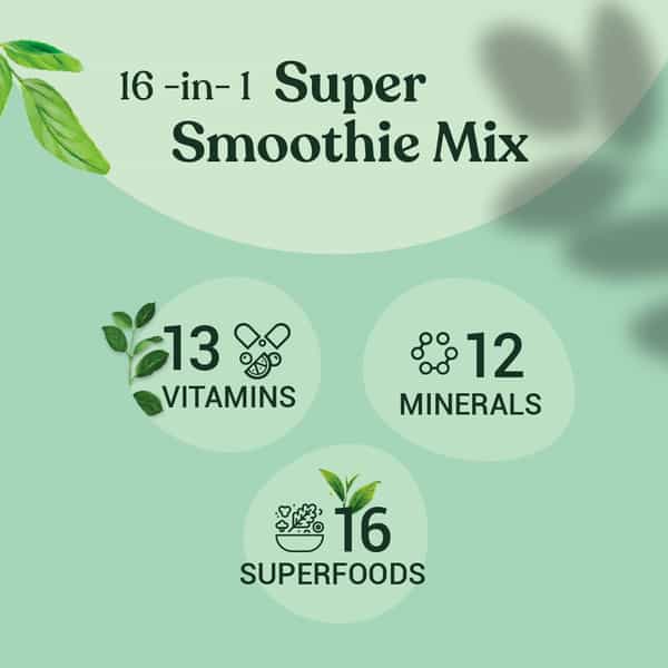 Kapiva 16-In-1 Smoothie Mix 400G | Superfoods Proteins Ayurvedic Herbs For Wellness